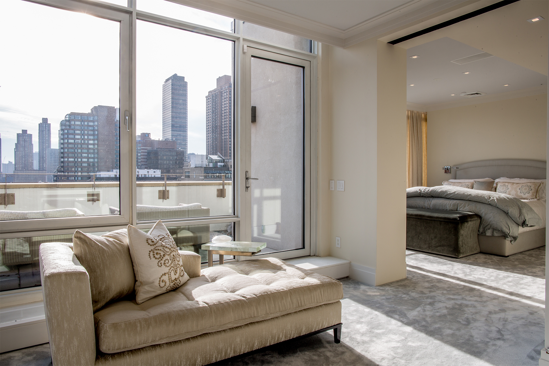 Upper West Side Penthouse Renovation - Master Bedroom