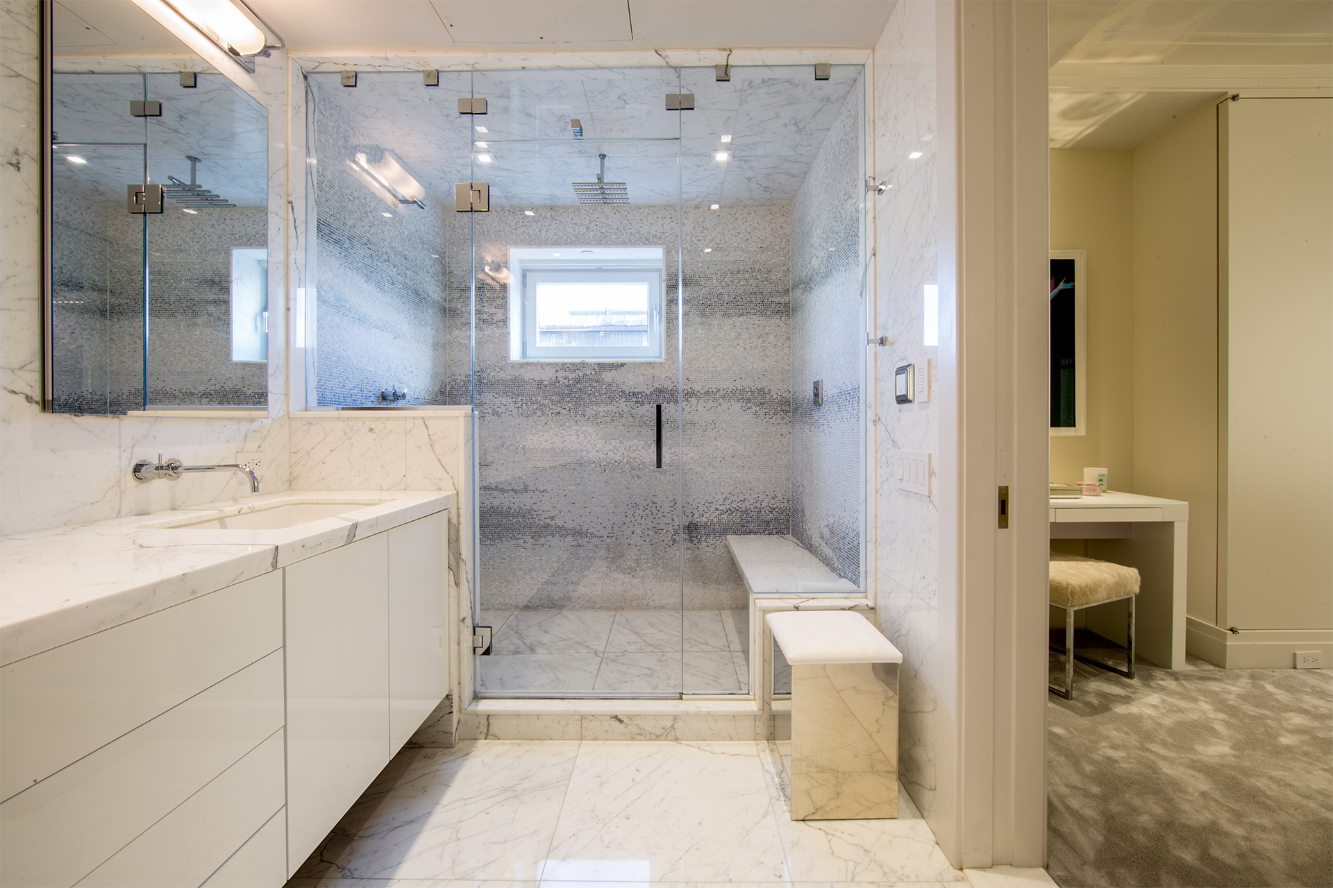 Upper West Side Penthouse Renovation - Master Bathroom 2
